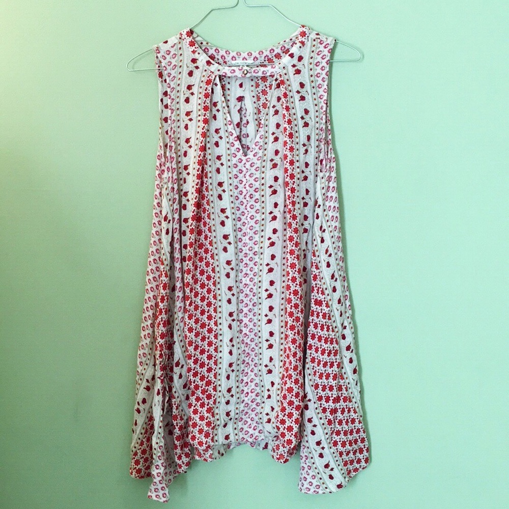 Boho floral blouse
